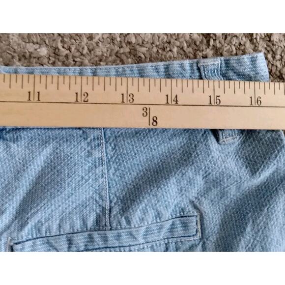 90s High Rise Wide Leg Mom Jean Shorts Gloria Vanderbilt Size 16 Measures 33x7 - Picture 4 of 6